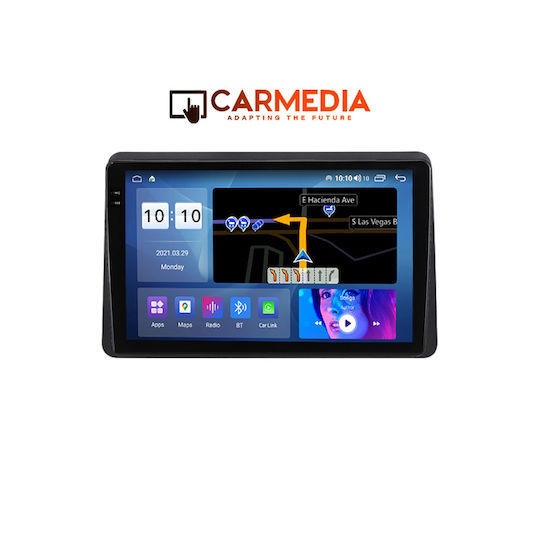 Carmedia Auto-Audiosystem für Opel Movano Renault Haupt- Nissan NV400 2020-2025 Bluetooth USB Eingebautes Wi-Fi GPS Apple CarPlay Android Auto mit Touchscreen 10,36 Zoll