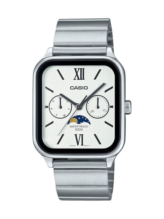 Casio Standard Men's Watch Battery with Silver ...