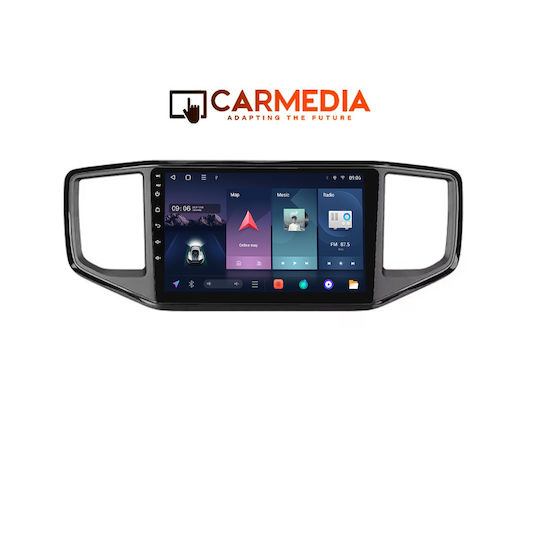 Carmedia Sistem Audio Auto pentru Volkswagen Amarok 2017-2022 Bluetooth USB Wi-Fi GPS Apple CarPlay Android Auto cu Ecran Tactil 9"