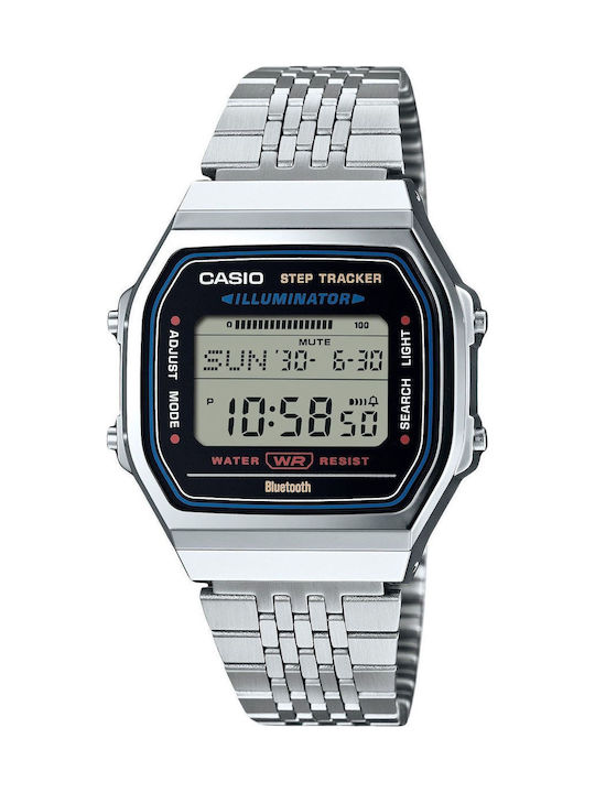 Casio Дигитален Мъжки Часовник На Батерия С Сре...