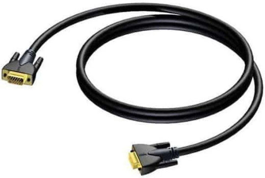 Procab Cable VGA Male - VGA Male Black 10m