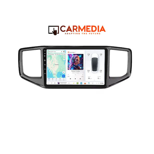 Carmedia Car Audio System for Volkswagen Amarok 2017-2022 Bluetooth USB WiFi GPS Apple CarPlay Android Auto with 9" Touch Screen