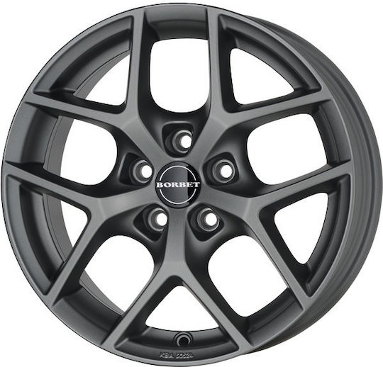 Borbet Y 7.5x17 5x112 Отместване На Джанта 37 Сив Антрацит
