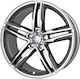 2DRV Wh11 8.0x18 5x112 Einpresstiefe Et45 Graue Anthrazit Aluminium-Autofelgen