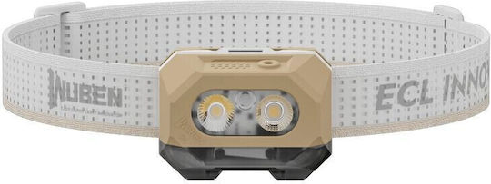 Wuben Επαναφορτιζόμενος Φακός Κεφαλής LED IP68 με Μέγιστη Φωτεινότητα 800lm