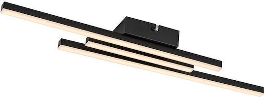 Rabalux Smart Deckenleuchte Schwarz mit Integrierter LED