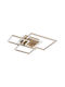 Rabalux Smart Deckenleuchte montieren 50cm Gold mit Integrierte LED