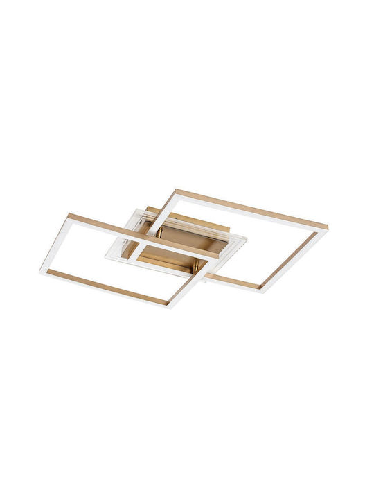 Rabalux Smart Deckenleuchte montieren 70cm Gold mit Integrierte LED