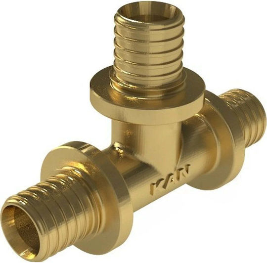 KAN-therm Ταφ Σύνδεσης Σωλήνα Ορειχάλκινο 25mm