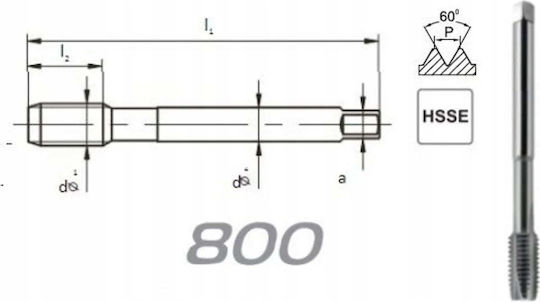 Fanar Kegel M18 Din-376b 6h Hsse 800