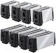 Elekom Gewerbliche Toaster Set 8 Stück Ek-298 Ss + Ek-168 Ss