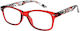 Readers Lesebrillen +1,25 in Rot Farbe RD155