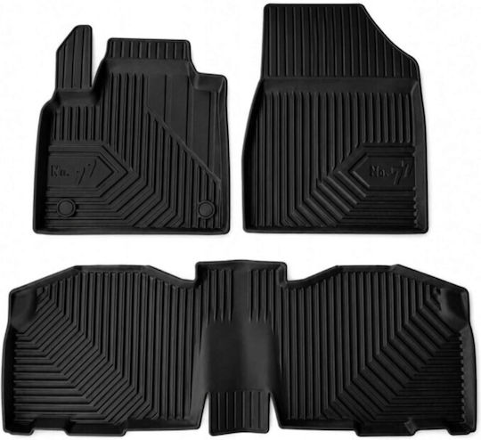 Килими за кола No77 Car Mats Рено Канго III 1ви 2ри Редове 2021-> 3 бр Frogum 185.77816283