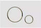 Flush Button Aq.501-30206 Aquaform Optima Circle WC Round White and Gold M775