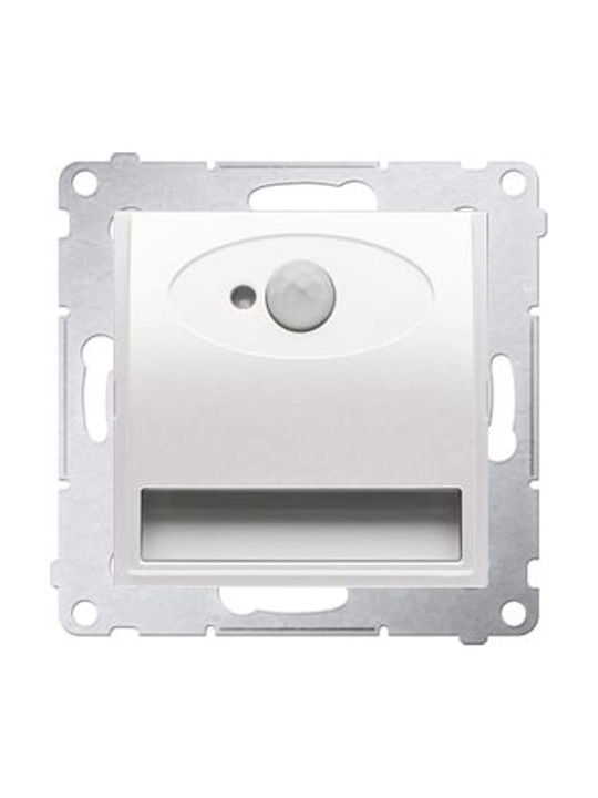 Kontakt-Simon Wall Lamp with Integrated LED White 7.5x7.5cm