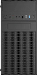 Akyga AK19BK Micro Tower Компютърна кутия Черна Akyga AK19BK Micro Tower Компютърна кутия Черна