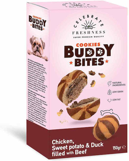 Celebrate Freshness Sweet Dog Biscuit with Chicken, Duck, Beef and Meat 150gr