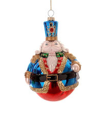Decorative Silver Christmas Santa