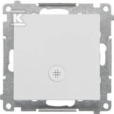 Kontakt-Simon Vertiefter Elektrischer Wandtaster ohne Rahmen Elektrische Wandschalter Grau