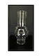 Dekorative Vase Glas Transparent F17xH38cm
