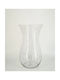 Decorative Glass Transparent Vase 27xH45cm