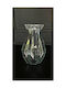 Dekorative Vase Glas Transparent Φ11xΥ18cm