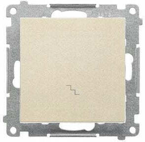 Kontakt-Simon Recessed Wall Switch without Frame Aller Retour Gold