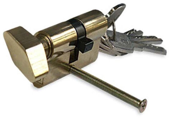 Haushalt Zylinder - Europrofilzylinder 65mm (30-35) mit Knauf und 5 Tasten