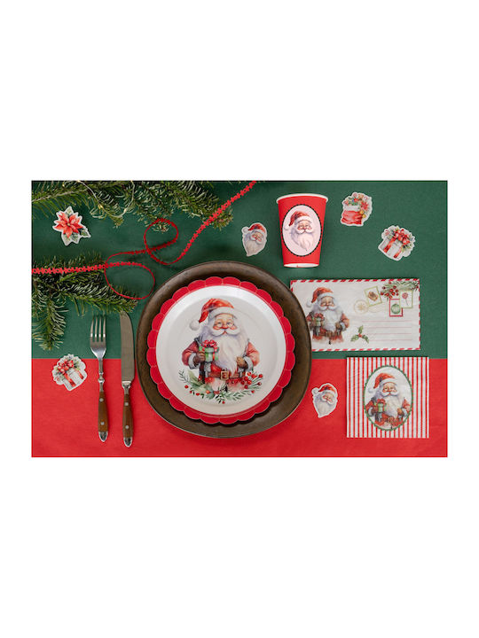 Lion Balloons Weihnachtliches Tischgeschirr & Weihnachtlicher Schmuck Set 23cm 10 Stücke Weihnachtsmann