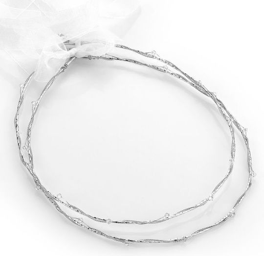 Handgefertigte Hochzeitskronen Thaleia 443 Silber
