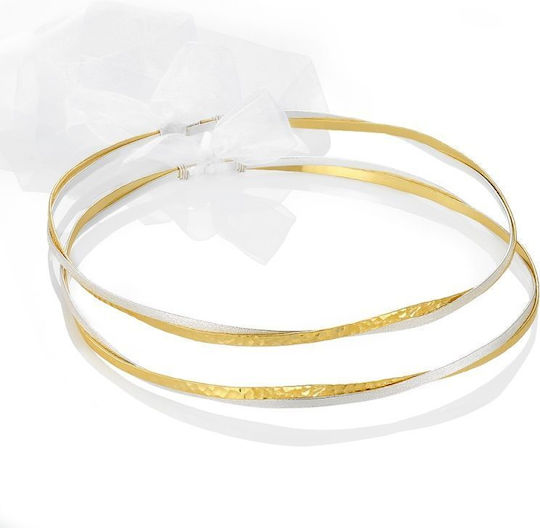Handgefertigte Hochzeitskronen Edda 506 Versilbert