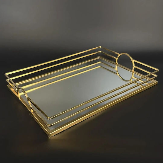 Tablett Hochzeit Gold