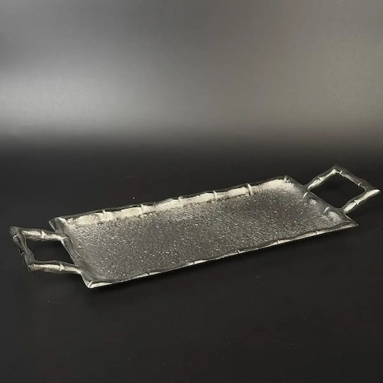 Tablett Hochzeitsgläser aus Metall
