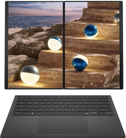 Asus ZenBook Duo UX8407AA-SN596X 14" OLED Touchscreen 144Hz (Ultra X9-388H/32GB/2TB SSD/W11 Pro) Moher Gray (International English Keyboard)