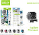 Green Lyca GL69414 Actionkamera Volle HD (1080p) mit Bildschirm Schwarze