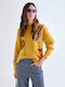 Women's Long Sleeve Sweater Yellow