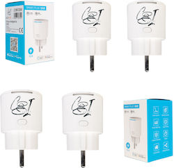 Priză electrică simplă albă 6 buc