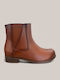 Damen Stiefeletten Tabak Braun