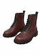 Stiefeletten Damen Burgundisch