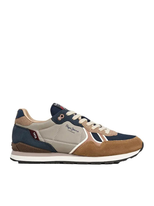 Pepe Jeans Brit Men's Sneakers Cognac Brown