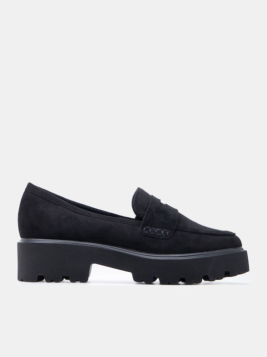 Women's Loafers In Black Color