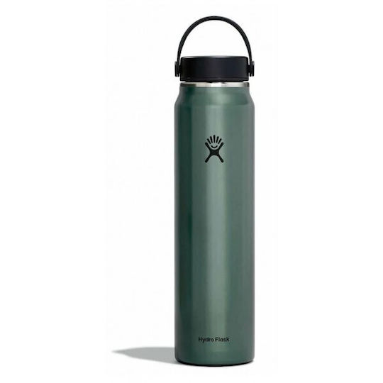 Hydro Flask Lightweight Wide Flex Cap B Бутилка Термос Неръждаема Стомана / Алуминий Без BPA 1.183lt SERPENTINE