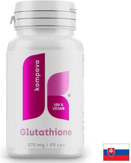 Kompava Glutathione Антиоксидантна Защита И Чернодробно Здраве 910mg 90 Капсули