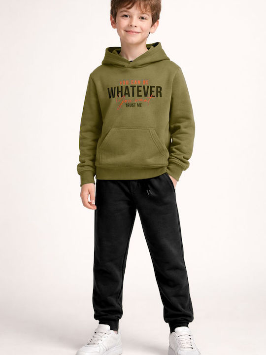 Action Sportswear Kids Sweatpants Set Olive