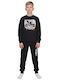 Dreams by Joyce Kinder-Nachtwäsche Winter Schwarz Skate
