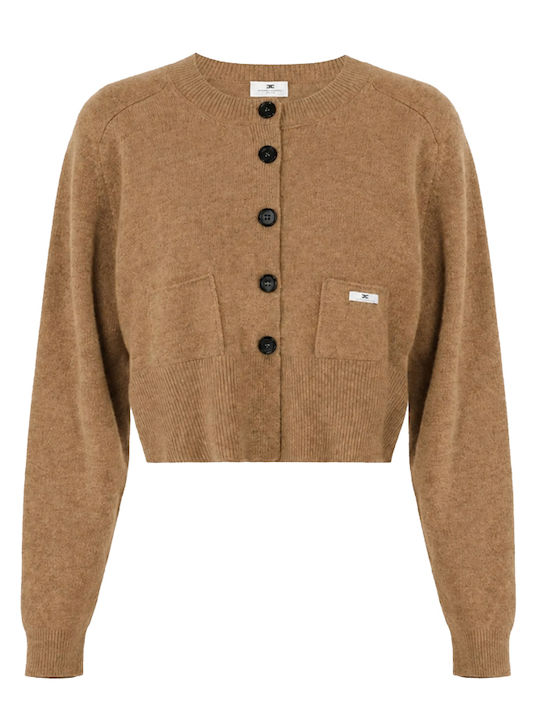 Elisabetta Franchi Damen Strickjacke mit Knöpfe...