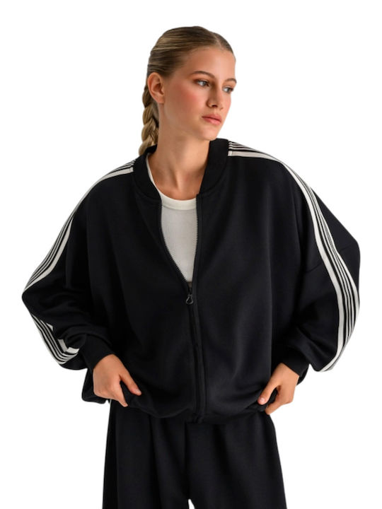 BodyTalk BodyTalk Damen Sweatshirt Jacke Schwarz