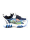Spinosauro Kinder Sneaker mit Lichtern Blau