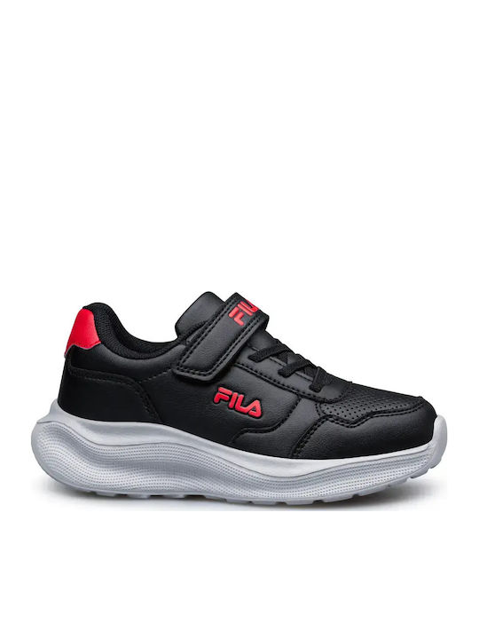 Kinder Sneaker mit Bügel- und Schleifenverschluss Schwarz
