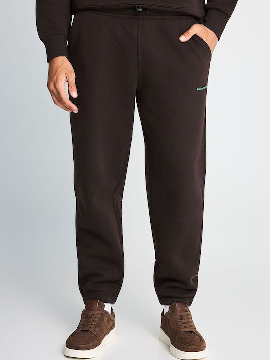 Funky Buddha Herren-Sweatpants Braun